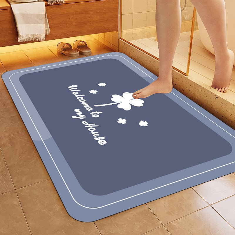 Simple Letter Bathroom Non - slip Mat - Hearth & Lume