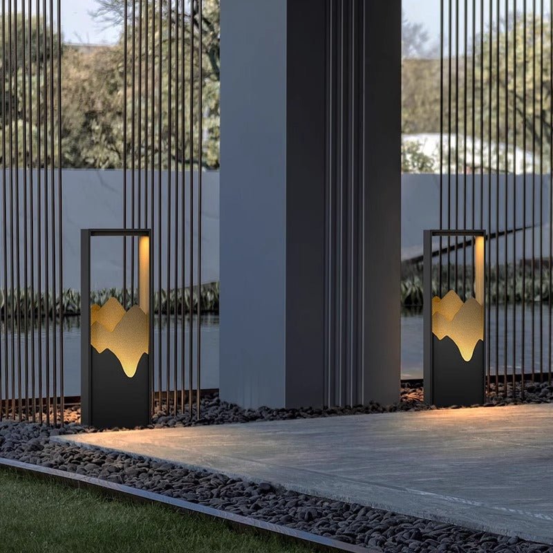 Outdoor Yard Lamp New Chinese Solar Energy - Hearth & Lume