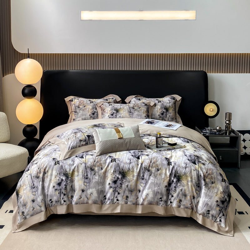 Autumn Light Luxury High - grade Cotton Long - staple Cotton Four - piece Cotton - Hearth & Lume