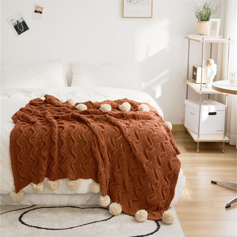 Fashion Nordic Living Room Knitted Blanket - Hearth & Lume