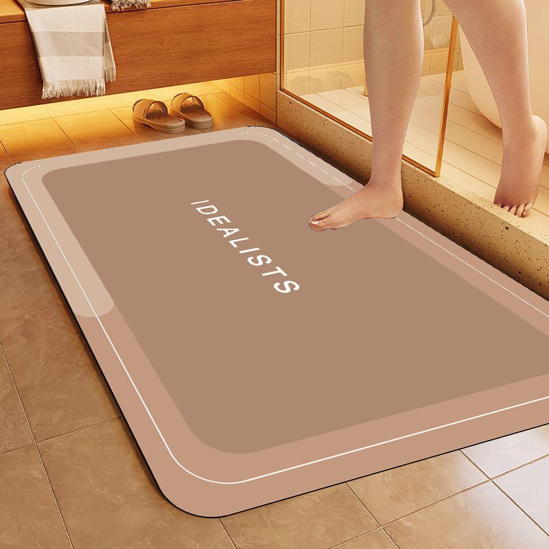 Simple Letter Bathroom Non - slip Mat - Hearth & Lume