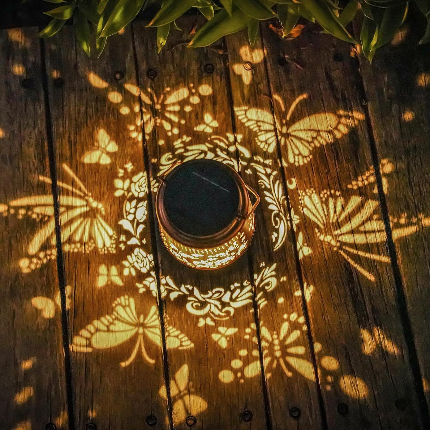 Solar Decorative Butterfly Garden Lamp Waterproof Lighting Chandelier Suspension Lamp - Hearth & Lume
