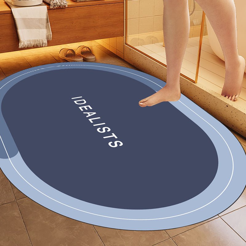 Simple Letter Bathroom Non - slip Mat - Hearth & Lume
