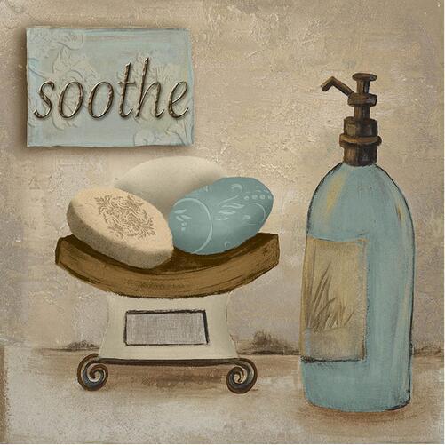Modern Retro Bathroom Canvas Painting Mural Poster Wall - Hearth & Lume