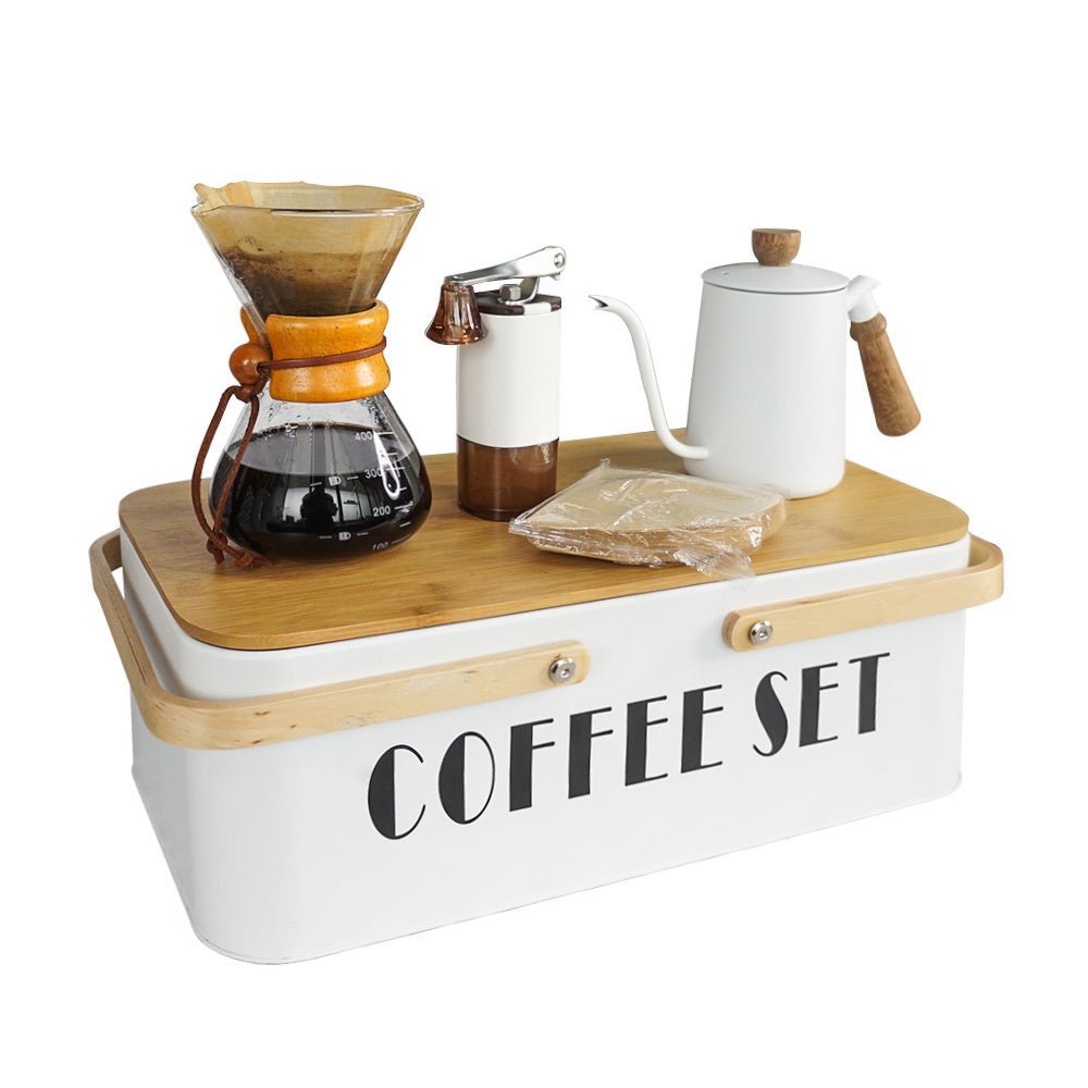 Camping Storage Box Hand Brewed Coffee Set - Hearth & Lume