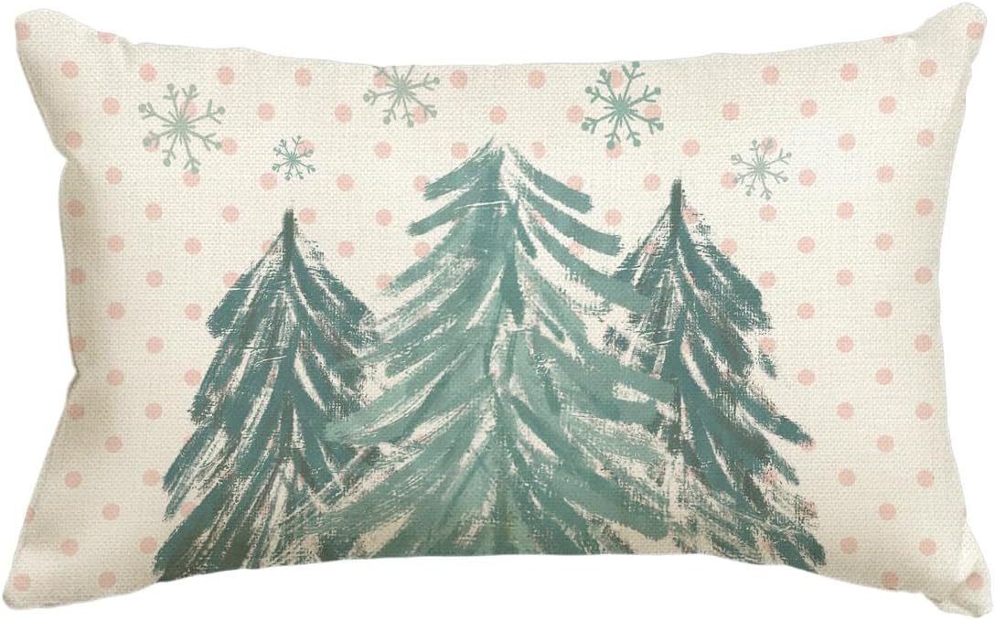 Christmas Simple Linen Pillow Cover Home Sofa Decoration - Hearth & Lume