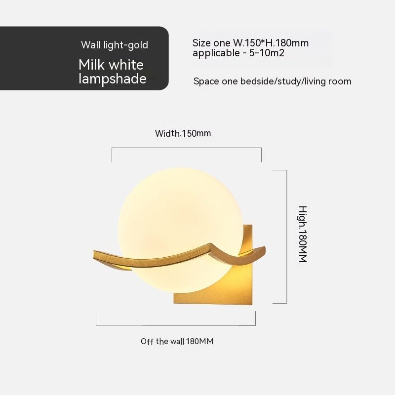 Simple Bedroom Bedside European Wall Lamp - Hearth & Lume