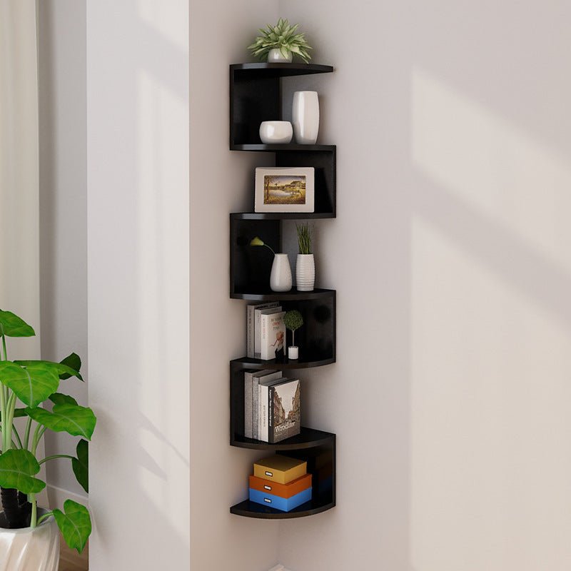 Wall Creativity Lattice Wall Corner Wall Decoration Shelf Bedroom - Hearth & Lume