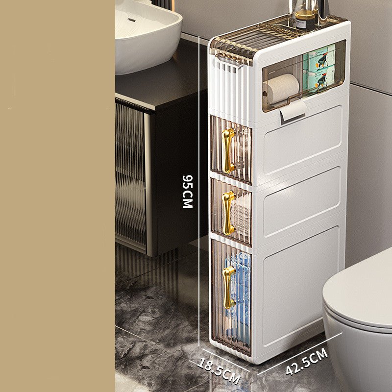 Light Luxury Bathroom Cabinet Storage Rack - Hearth & Lume
