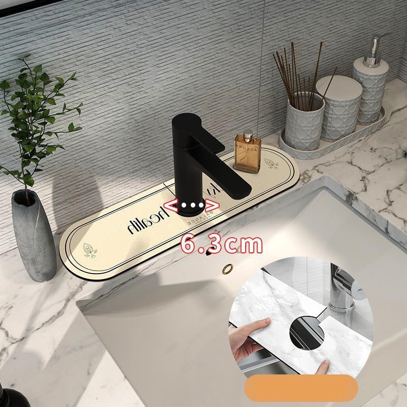 Elliptical Diatom Mud Faucet Suction Pad - Hearth & Lume