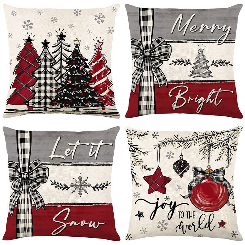Christmas Cushion Cover Pillowcase - Hearth & Lume