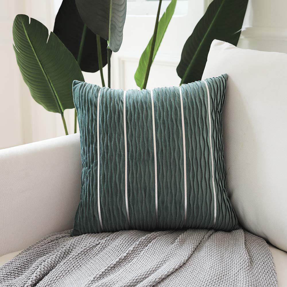Simple Luxury Striped Velvet Pillow Cover - Hearth & Lume