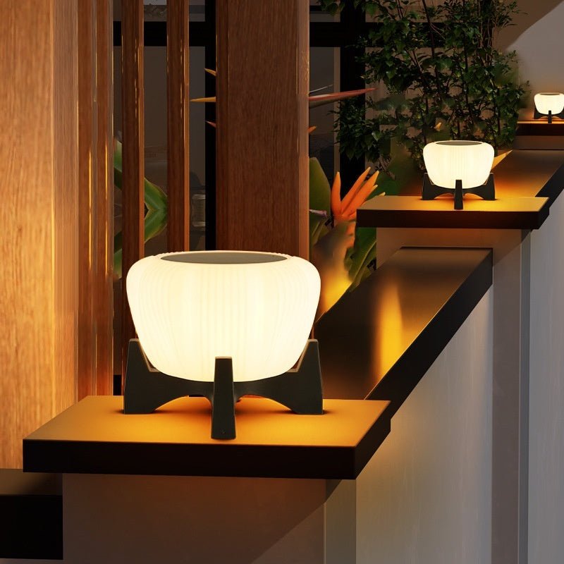 Modern Minimalist Solar Wall Lamp - Hearth & Lume