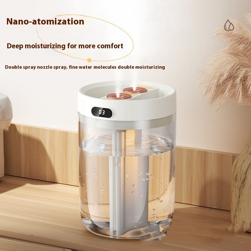 Usb Large Capacity Air Humidifying Double Spray Humidifier - Hearth & Lume