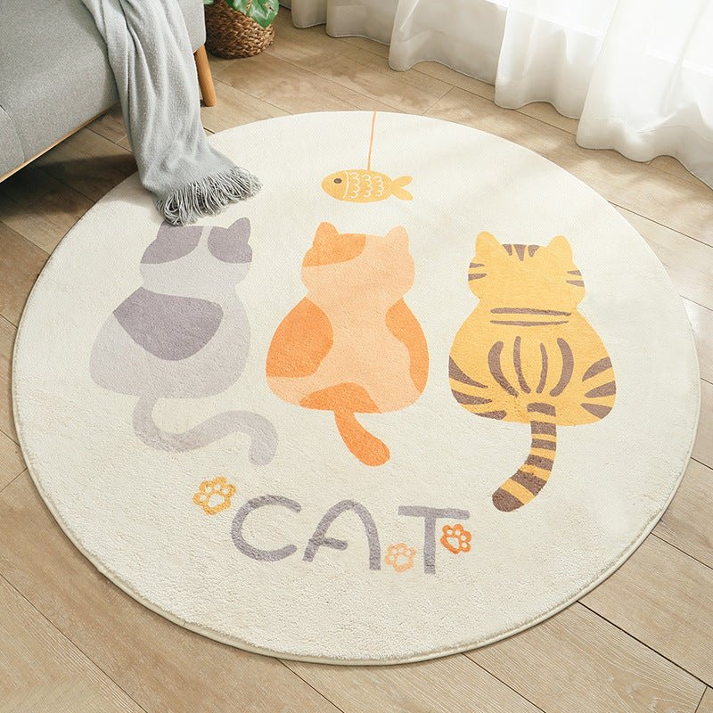 Cartoon Thickened Tea Table Blanket Bedroom - Hearth & Lume