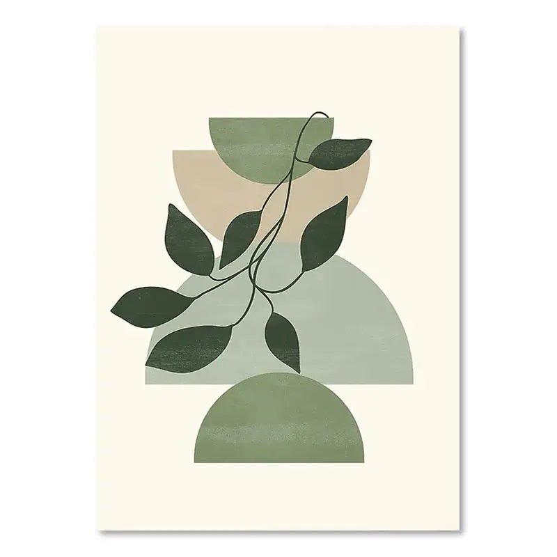 Green Plant Decorative Painting - Hearth & Lume