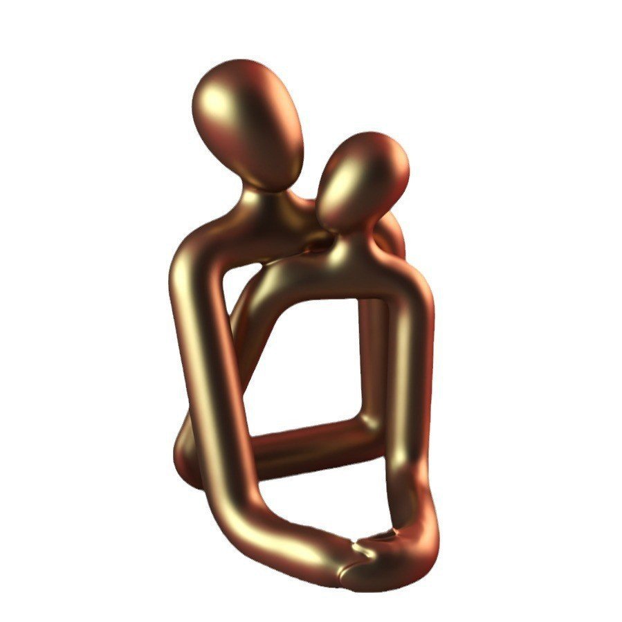 Heartwarming Loving Couple Resin Statue - Hearth & Lume