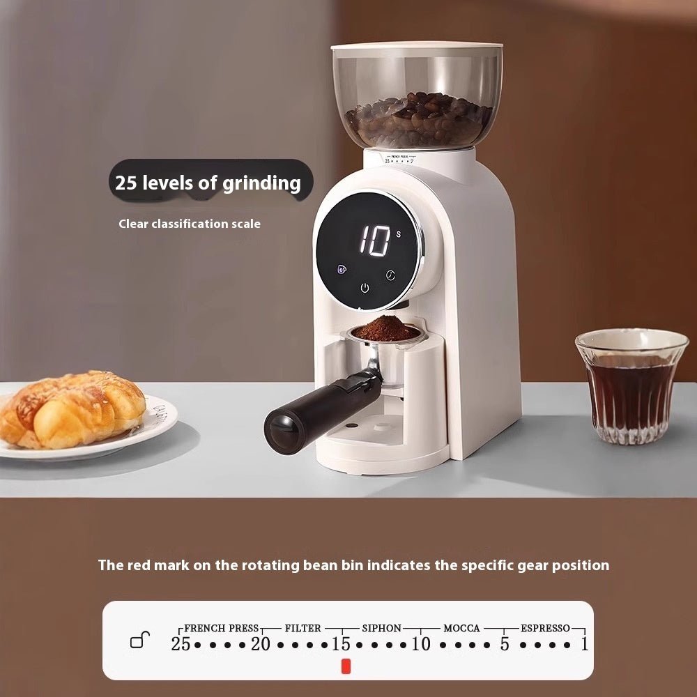 Smart Electric Grinder Adjustable Scale Household Coffee Machine - Hearth & Lume