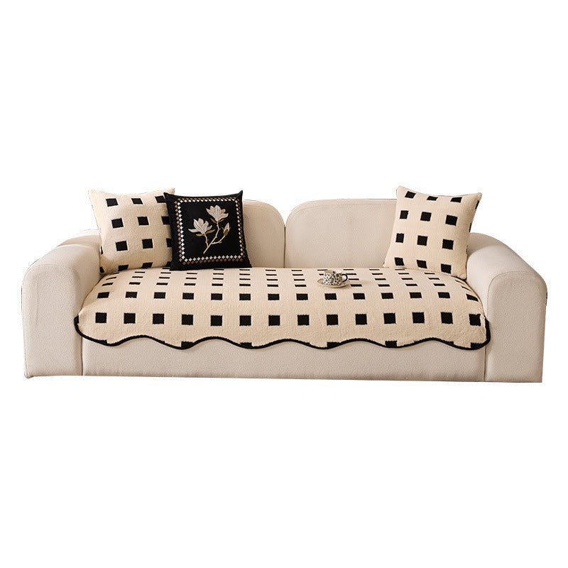 Winter Plush Sofa Cushion Non - slip Sofa Cushion - Hearth & Lume