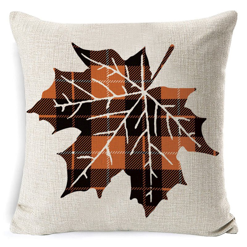 Thanksgiving Easter Linen Short Plush Sofa Cushion Pillow - Hearth & Lume