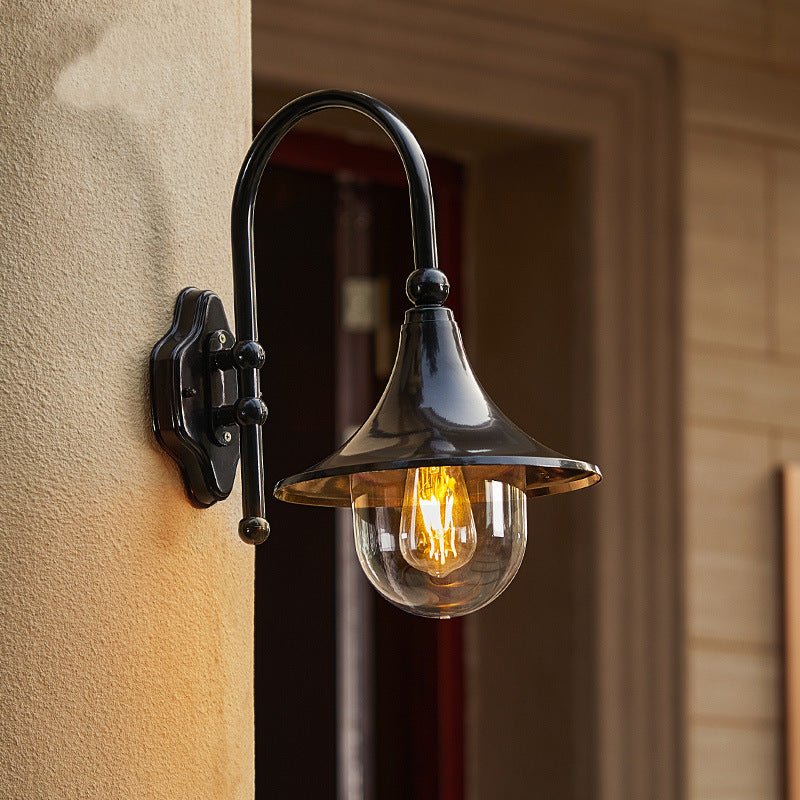 Outdoor Wall Lamp Horn Wall Lamp Outdoor Gate Lamp - Hearth & Lume