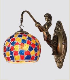 Retro Creative Bedroom Mermaid Wall Lamp - Hearth & Lume