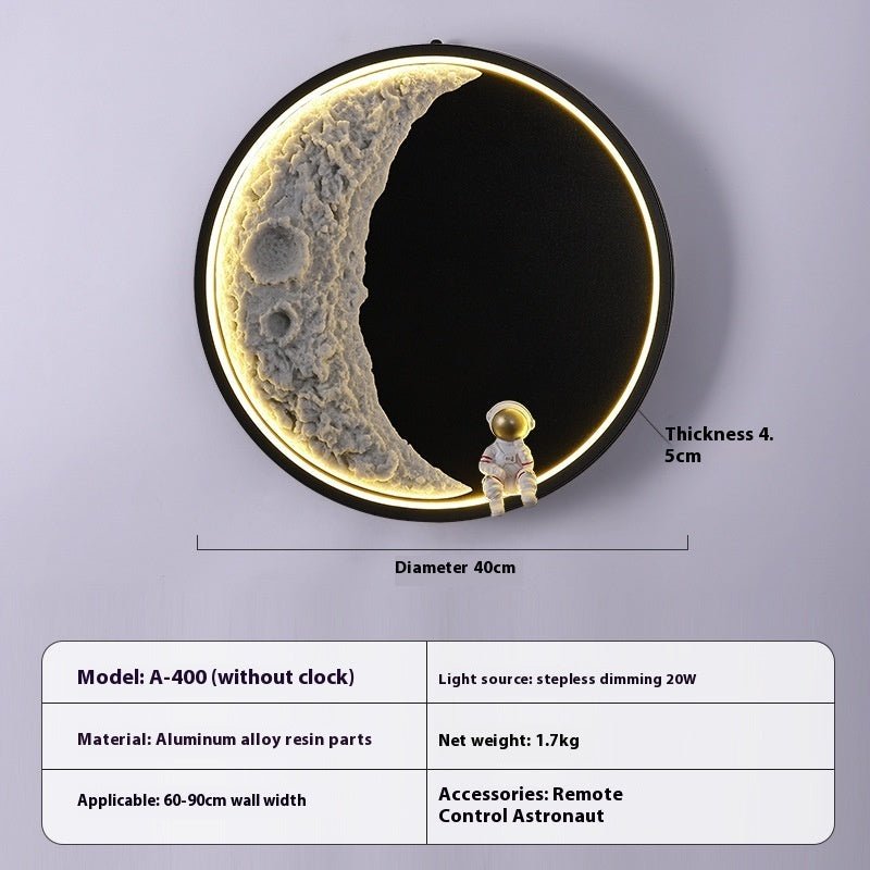 Living Room Background Wall Modern Minimalist Moon Wall Lamp - Hearth & Lume