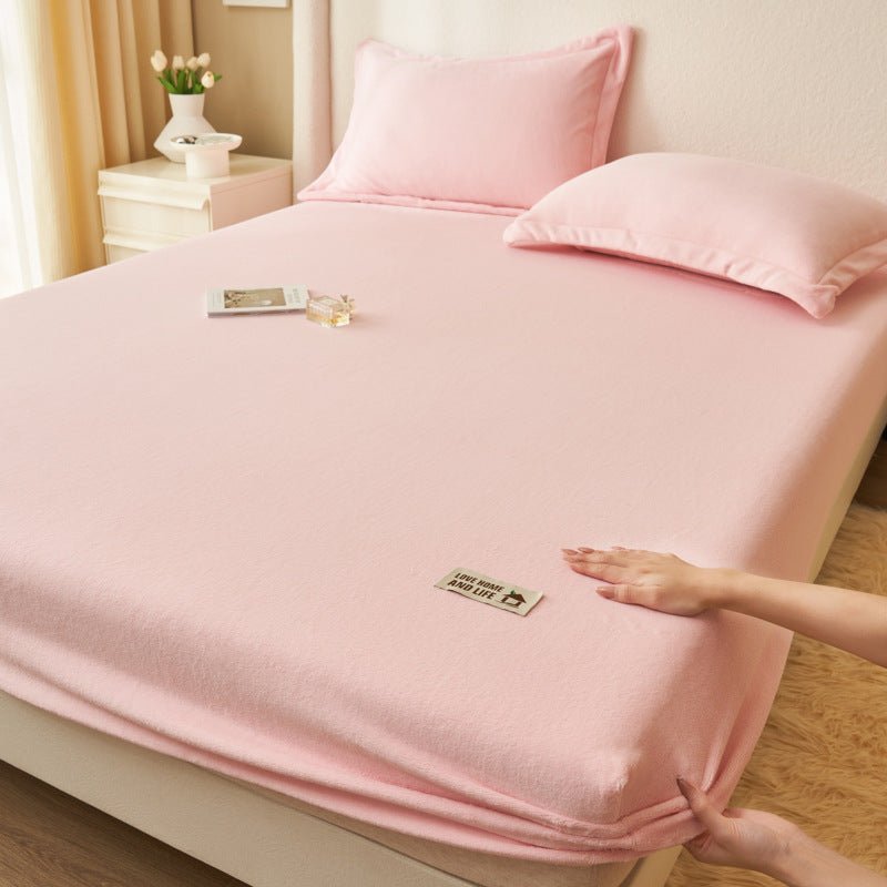 Fitted Sheet Fleece - lined Bedspread - Hearth & Lume