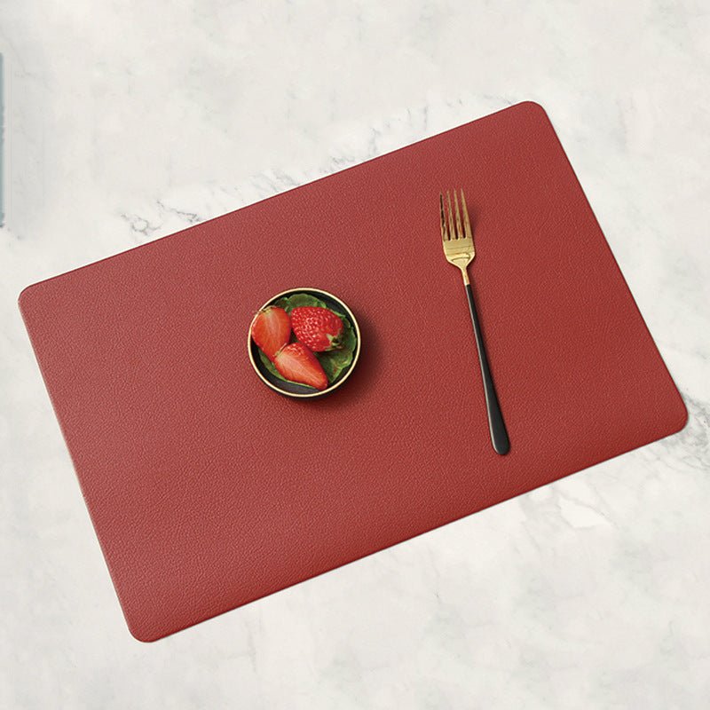 Imitation Leather Placemats, Placemats, Heat Insulation Placemats, Western Placemats - Hearth & Lume