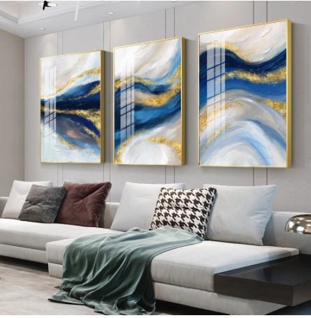 Abstract Canvas Painting Contemporary Art Poster - Hearth & Lume