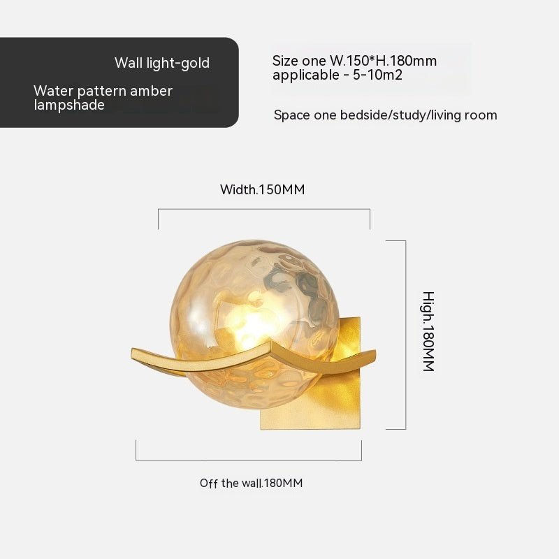 Simple Bedroom Bedside European Wall Lamp - Hearth & Lume
