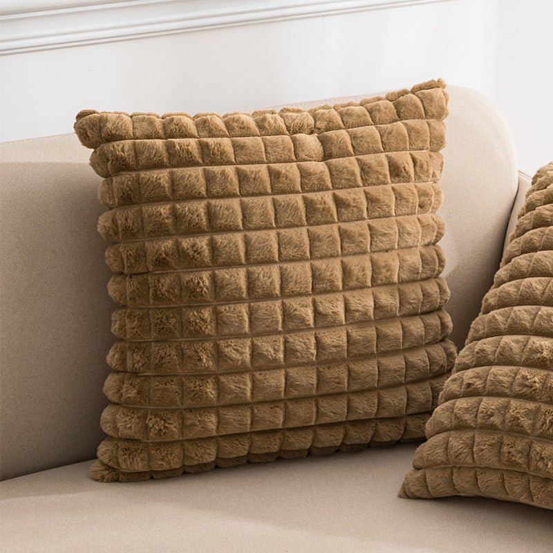 Living Room Solid Color Plush Pillow - Hearth & Lume