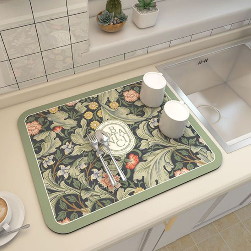 Diatom Ooze Absorbent Kitchen Table Mat