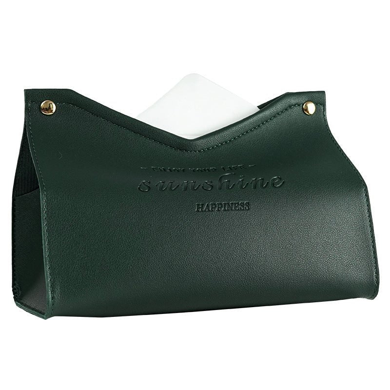 Leather Tissue Box, Hotel Pumping Box, Home Living Room, Creative Gift Box - Hearth & Lume