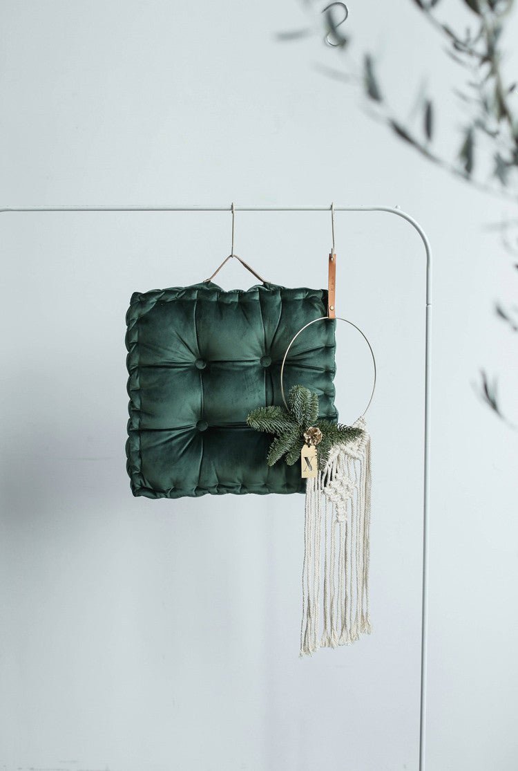 Simple Velvet Sofa Cushion Thickened Pillow - Hearth & Lume