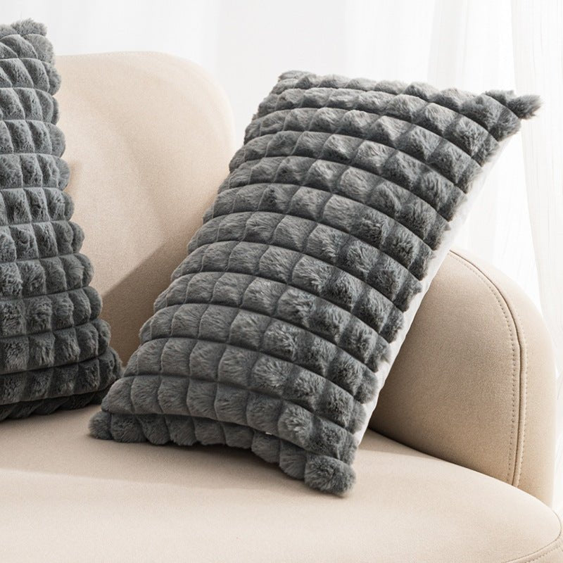 Living Room Solid Color Plush Pillow - Hearth & Lume