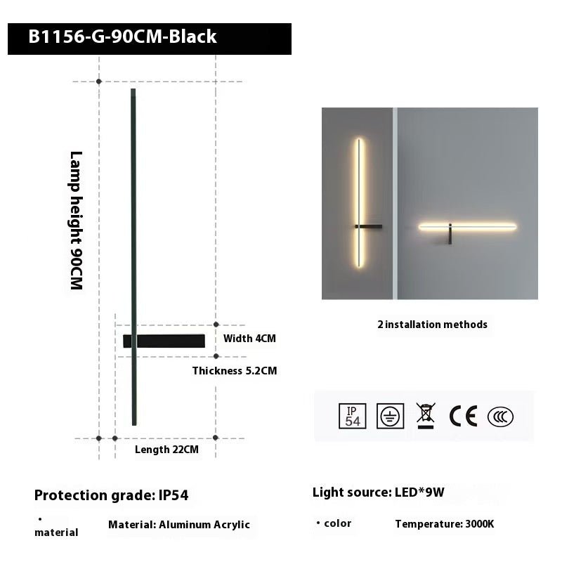 Outdoor Waterproof Wall Lamp Courtyard Stairs Aisle Light - Hearth & Lume