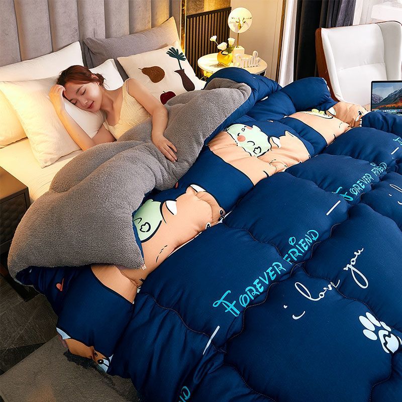 Lamb Cashmere Winter Quilt Thickened - Hearth & Lume