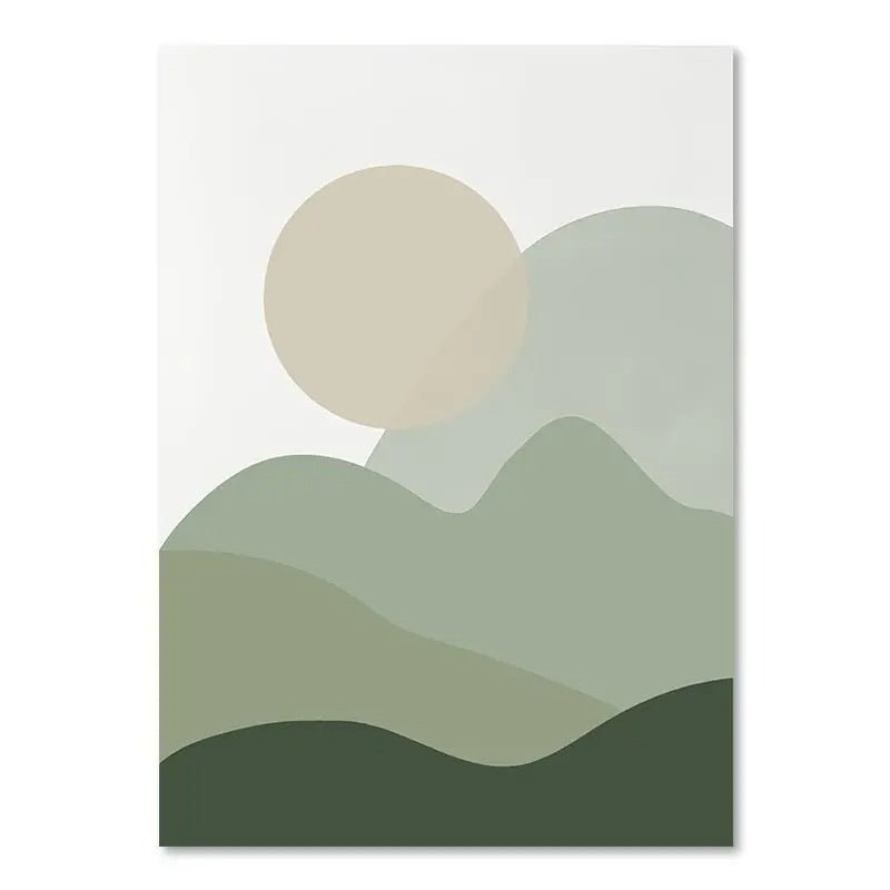 Green Plant Decorative Painting - Hearth & Lume