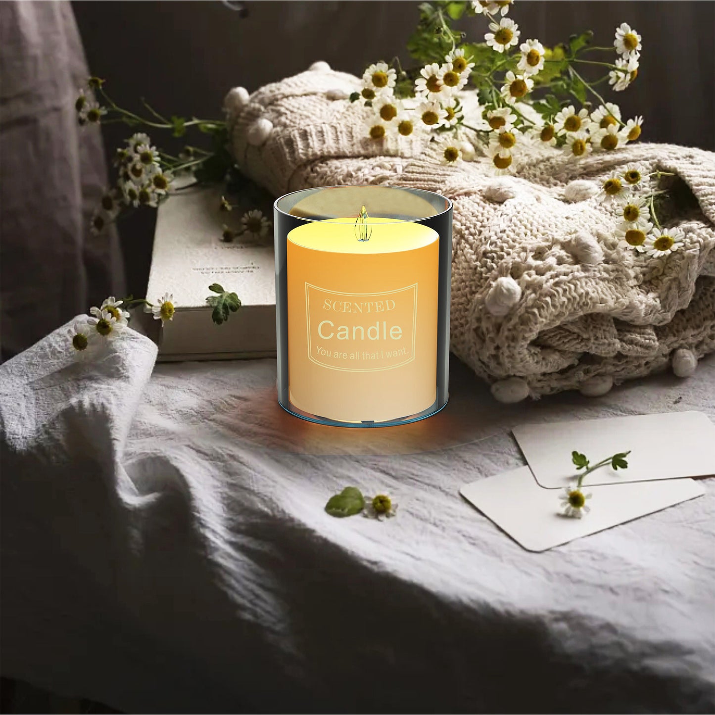 Candle Aroma Diffuser Household Bedroom Desktop - Hearth & Lume