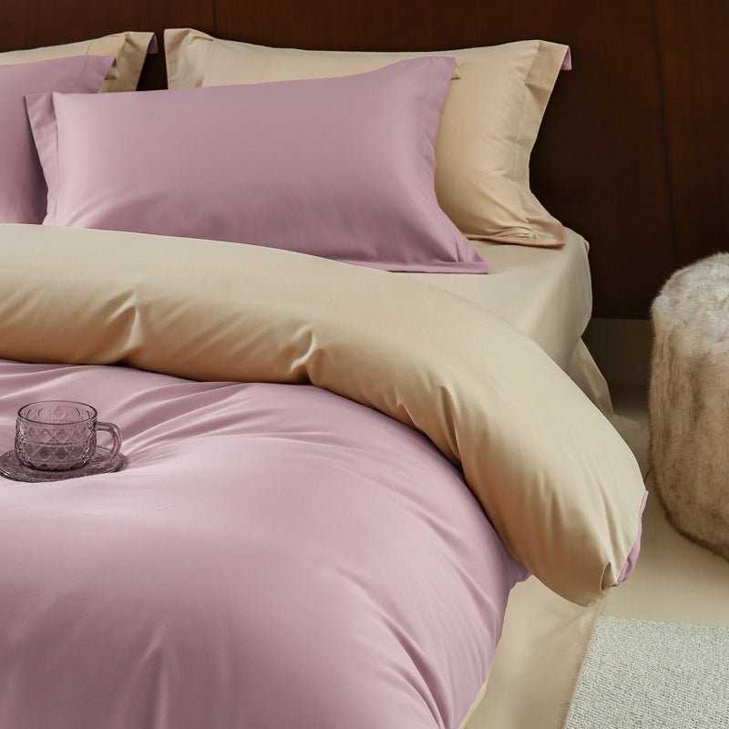 High - end Thickening Brushed Cotton Four - piece Cotton Set - Hearth & Lume