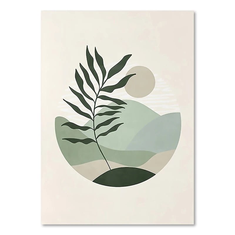 Green Plant Decorative Painting - Hearth & Lume