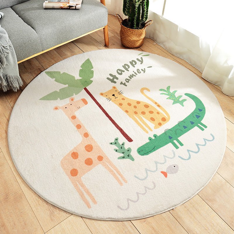 Cartoon Thickened Tea Table Blanket Bedroom - Hearth & Lume