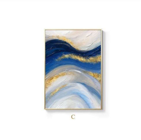 Abstract Canvas Painting Contemporary Art Poster - Hearth & Lume