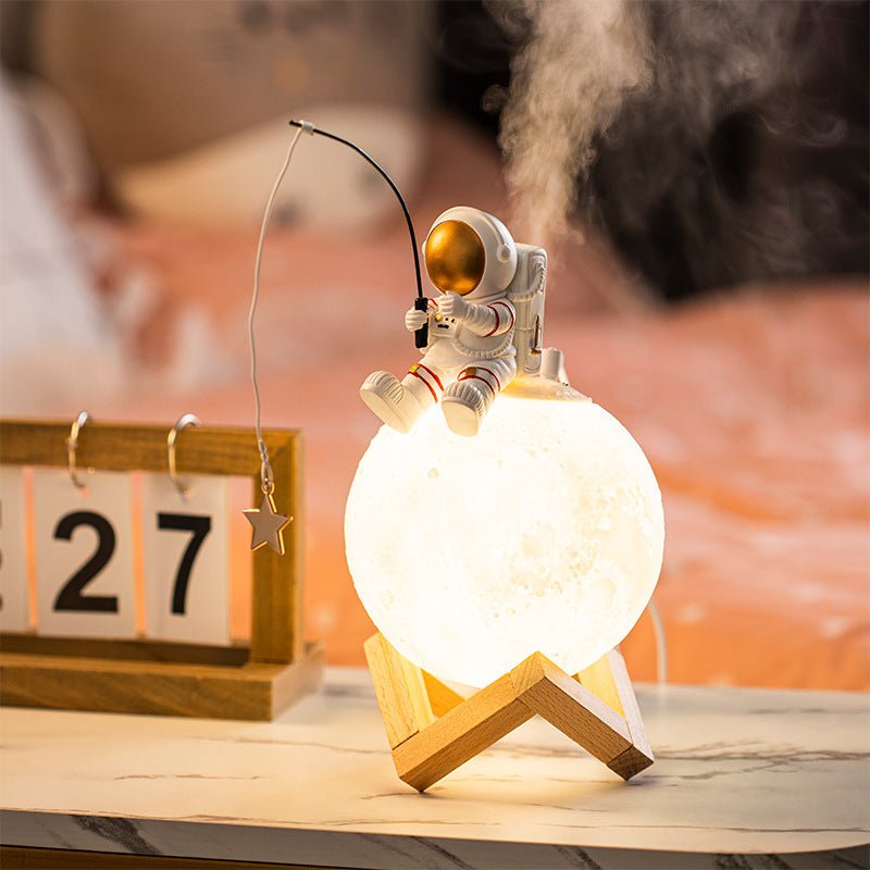 Astronaut Miniature Night Light Humidifier Cold Fog Machine Accessories - Hearth & Lume