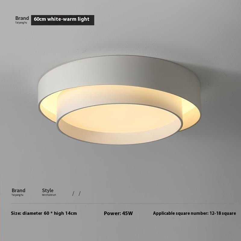 Led Ceiling Lamp Minimalist Creative Bedroom Light - Hearth & Lume
