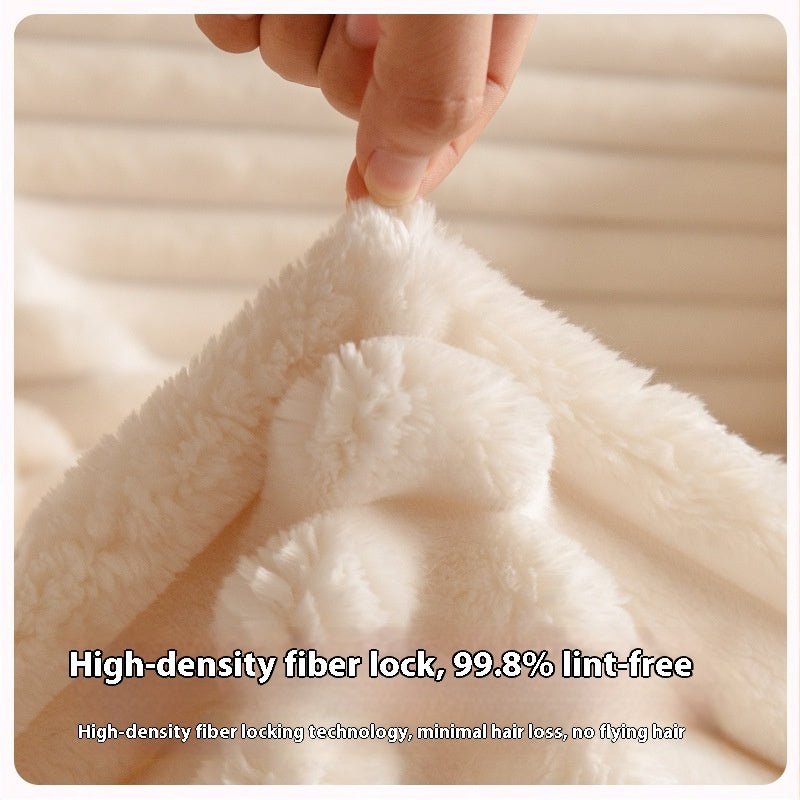 Flannel Sofa Towel Cream Style Cover Blanket - Hearth & Lume