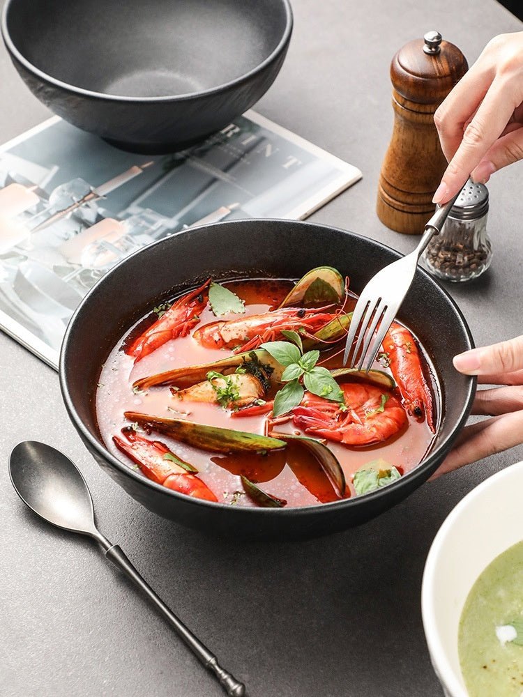 High - grade Ceramic Bowl Instant Noodle Bowl Soup - Hearth & Lume