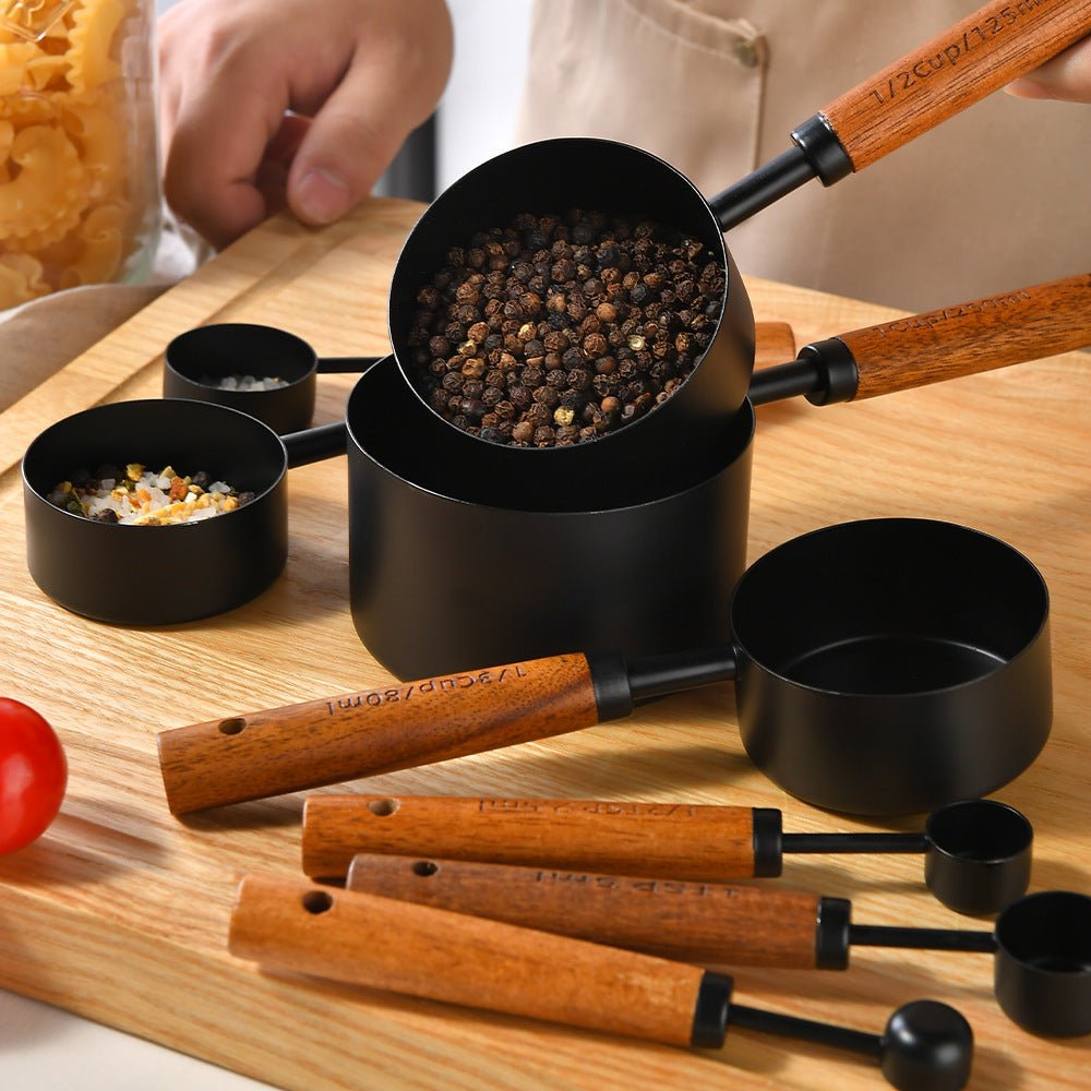Stainless Steel Measuring Cup Measuring Spoon Home Baking Measuring Spoon Measuring Measuring Spoon Tool Suit - Hearth & Lume