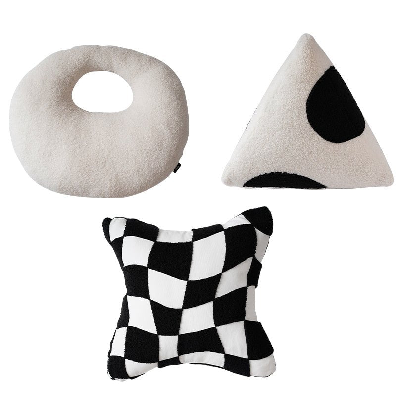Checkerboard Pillow Living Room Sofa Combination Pillow Set - Hearth & Lume